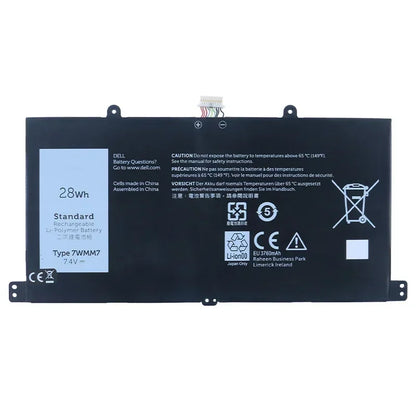 High Quality Laptop Battery For Dell Venue 11 Pro Tablet Keyboard Battery V11 Pro Keyboard Battery 7WMM7 28WH 7.4V 3760mAh