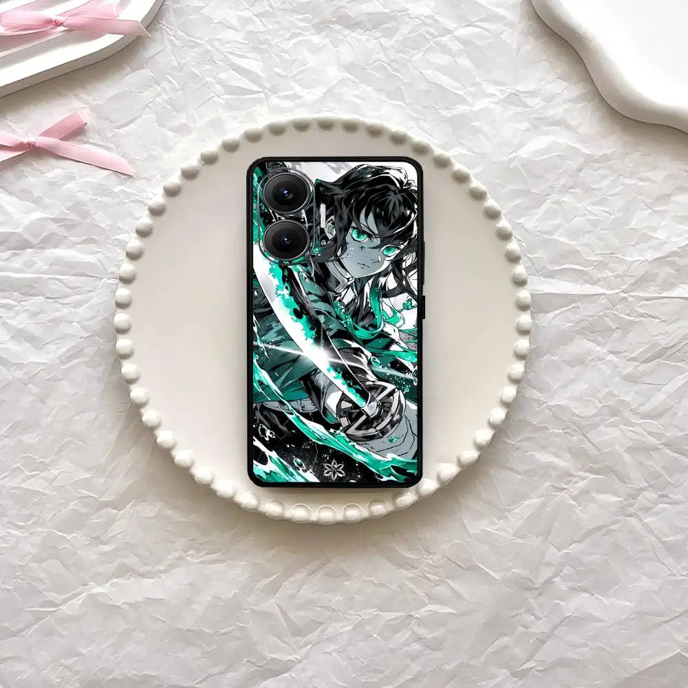 Anime Demon Slayer Phone Case For Xiaomi Mi 5X 8 9 10 11 12 Lite Pro 10T PocoX3pro PocoM3 Note 10 Pro Lite