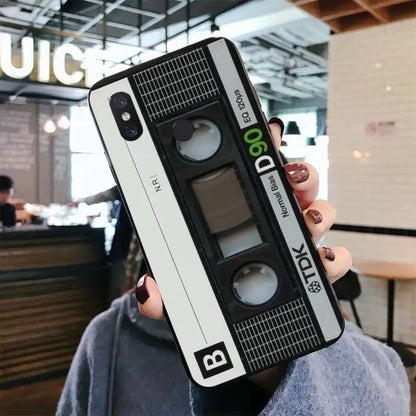 Vintage Cassette Tape Retro Phone Case for Xiaomi mi 5 6 8 9 10 lite pro SE Mix 2s 3 F1 Max2 3