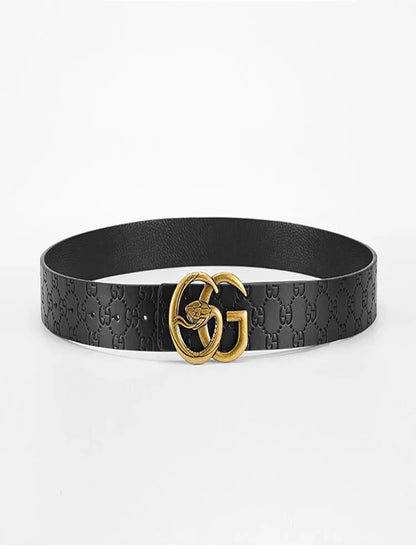 New Belts for Men Practical Senior Sense Male Belt Hot Sell Popular Automatic Buckle Red Belt Fashion Casual Waistband