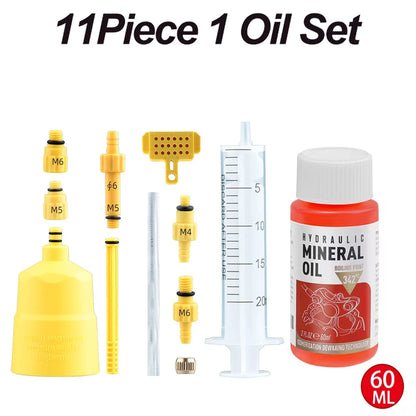 High Performance Bike Brake Mineral Oil - 60ml/2oz - Ideal for Shimano and Tektro Hydraulic Brake Systems