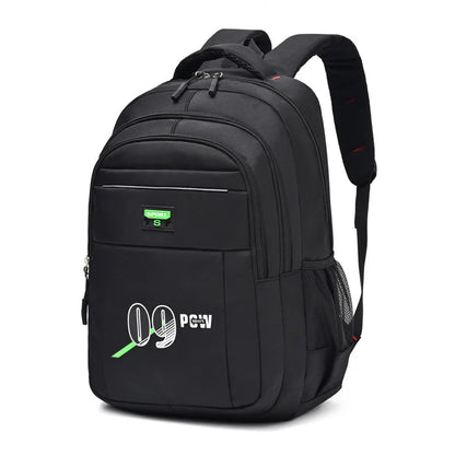 Backpack Men's Simple Large Capacity Junior High School Student School Bag Outing Travel Computer Double Shoulder Bags On Sale