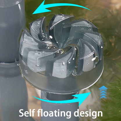 Fish Tank Filters External Aquarium Filter Waterfall Hang on Oxygenate Filter Three-in-one Aquarium Oil Film Removal Machine