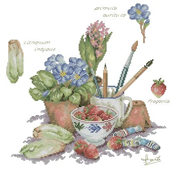 Cross Stitch Kits Stich Cross-stitch Diy Cross Stitch Set Christmas Embroidery Complete Kit Needlework Needle 14CT 1 1