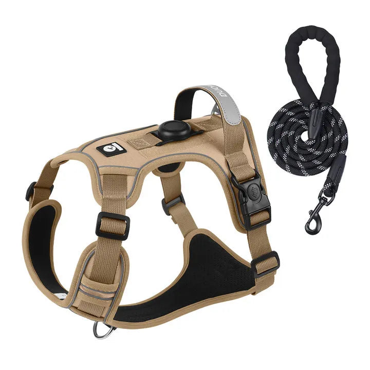 Anti Pull Dog Harness for Large Medium Dogs Reflective Escape Proof Tracker Chest Strap Breathable Adjustable Pet Supplies
