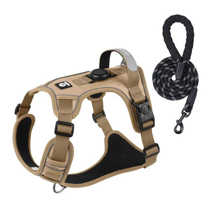 Anti Pull Dog Harness for Large Medium Dogs Reflective Escape Proof Tracker Chest Strap Breathable Adjustable Pet Supplies