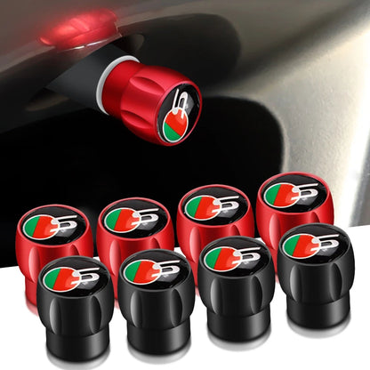 Car Wheel Tire Valve Caps Tyre Rim Stem Cover for Jaguar R S XF XE X-Type XJ F-Pace F-Type E-Pace I-PACE XJR XFR Accessories