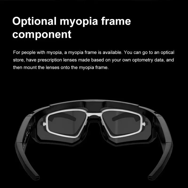 Lenovo 1600w AI Smart Camera Glasses Anti-shake 1080P Video Photo Cycling Sport ChatGPT Sunglasses DualMic 32GB Windproof Goggle