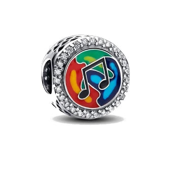 Guitar Microphone Music 925 Sterling Silver Charm Pendant Suitable Fit Original Bracelet Necklace keychain Jewelry Accessories