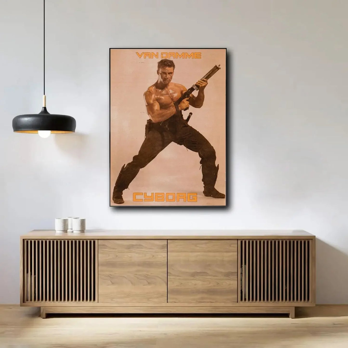 Van Damme Poster Canvas Painting Wall Art for Picture Coffee House Bar Living Room Bedroom Restaurant Home Wall Decor