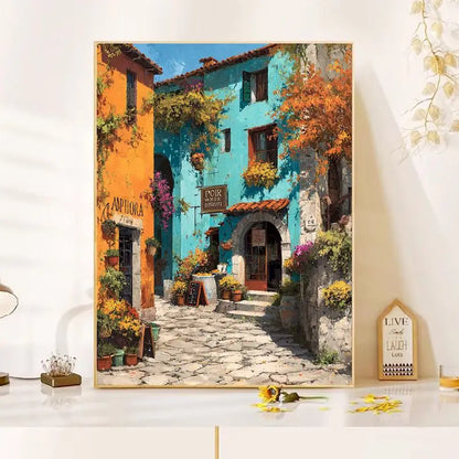Painting by numbers Landscape Handpainted Art 40x50cm DIY Paint by numbers Adults crafts Number painting Home decor