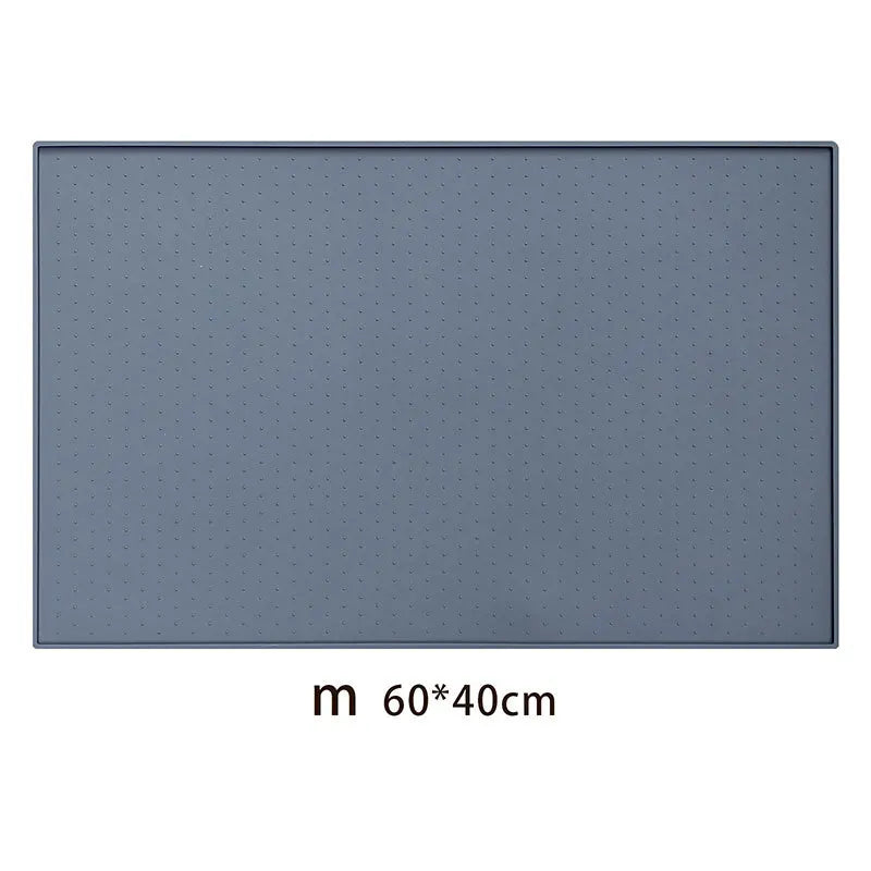 Pet Supplies Silicone Pet Mat Floor Mat Non-slip Waterproof Cat and Dog Feeding Mat Placement Mat Splash-proof Cat Litter Mat