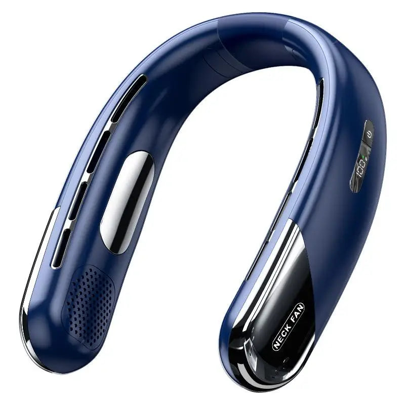 Lenovo Neck Fan Portable USB Rechargeable Bladeless Cooling Fan Quiet Wearable Fan For Summer Travel Mini Long Endure