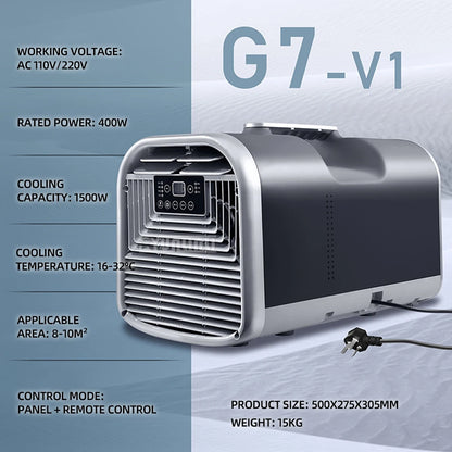 Portable Air Conditioner Mobile Compressor Camping Outdoor Low Consumption Conditioner Mobile Split Klimaanlage