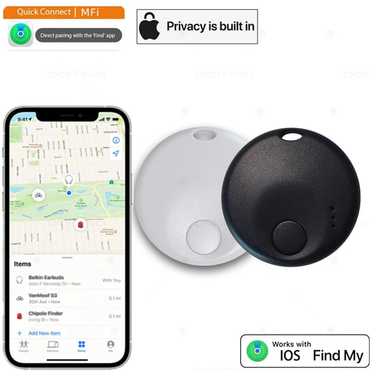 Neuer Mini Smart Tag, Bluetooth-Gepäcktracker. Funktioniert mit der App „Find My“ (nur iOS). Ortung von Schlüsseln, Gepäckstücken und Rucksäcken.