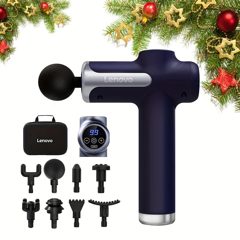 Lenovo brand massage device N3 deep massage, relieve muscle soreness, exercise and relax, LED touch screen design, portable, mul