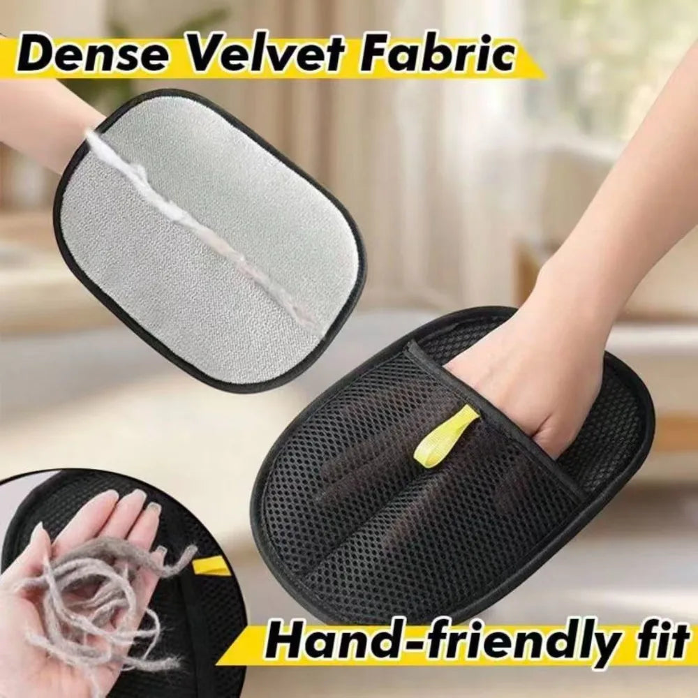 Pet Grooming Gloves Pet Hair Remover Brush Kitten Cleaning Glove Removing Dog Cat Hair From Sofa Carpet Clothes Pet Supplies﻿ ﻿