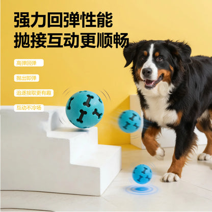 TPR Elastic Toy Ball for Pets Chewable Sound-making Nteractive and Dog Training Dog Interaction To Relieve Boredom Dog Supplies