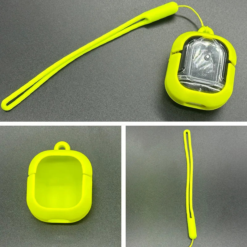 Earbuds Silicon Case Silicone Case with Lanyard for Wireless Earbuds Earbuds Organization Protection Cases for School Travelling