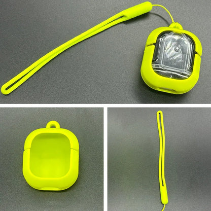 Earbuds Silicon Case Silicone Case with Lanyard for Wireless Earbuds Earbuds Organization Protection Cases for School Travelling