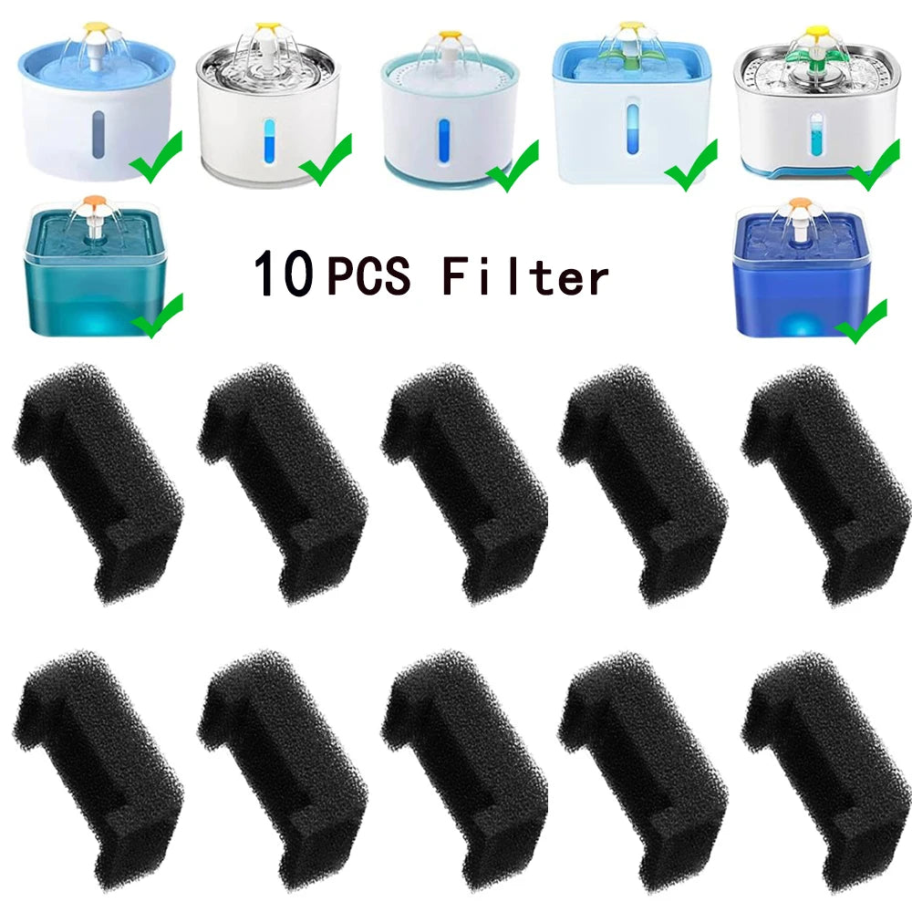 Replacement Filters for Cat Water Fountain Activated Carbon Replacement Filters Pet Cat Water Dispenser Filters Accessorie