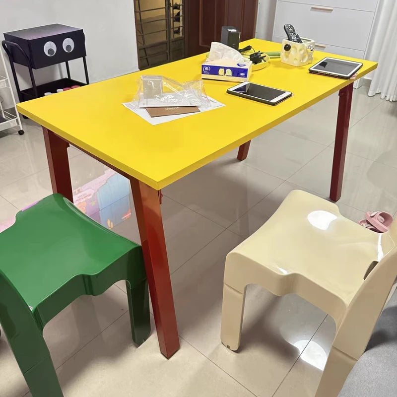 Organiser Legs Dining Table Modern Rectangle Waterproof Living Dining Table Vase Minimalist Muebles Para El Hogar Furniture