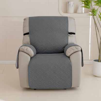 1PC Water Repellent Recliner Chair Cover Armchairs Slipcover Sofa Couch with Adjustable Elastic Strap Furniture Protector