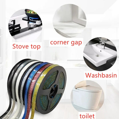 YITAPE 6M Self-Adhesive Ceramic Tile Gap Tape Waterproof Mildewproof Wall Floor Seam Decorative Strip for Kitchen Bathroom