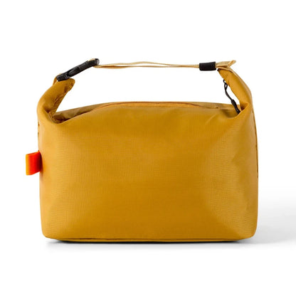 Portable Lunch Box Bags Solid-Color Foldable Insulated Storage Bag Thickened Aluminum Foil Oxford Cloth Large Capacity Tote Bag