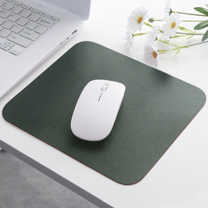 1PC Small PU mouse pad Non-Slip Gaming Desktop Leather Mouse Pad Waterproof Anti-Scratch Easy To Clean Mat For PC Laptop Desktop