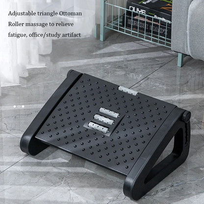 Foot Rest with Massage Surface Height Adjustable High Chair Footrest for Office Gaming Chair For Travel Work Home