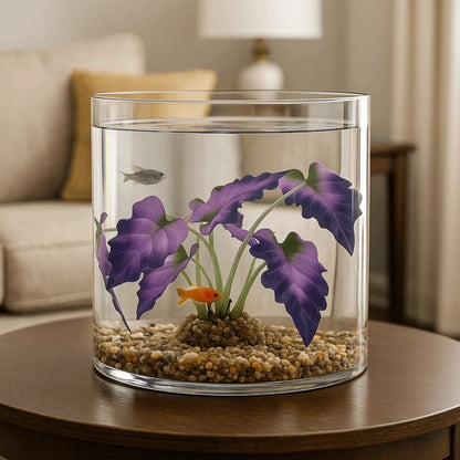 Plastic Aquarium Water Plants Small Decorative Artificial Underwater Plants Lifelike with Sturdy Stems Aquarium Landscaping