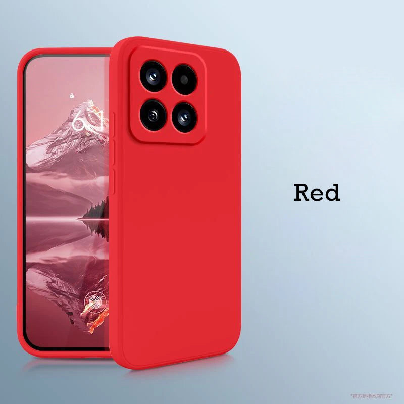 Orginal Liquid Silicone Case for Xiaomi 17T Pro 17 Max Mi 13 14 15 13T 14T 15T Pro Built-in Fluff Shockproof Protect Soft Cover