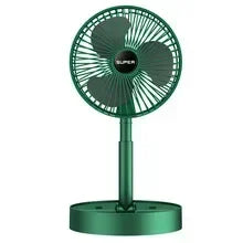Portable Desktop USB Fan - Folding Retractable Mute USB Charging Mini Electric Fan for Office Dormitory Home Car One WORLDKPI