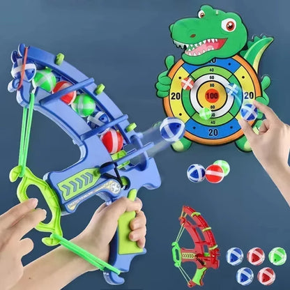 Sticky Ball Dartboard Montessori Throw Sport Slingshot Target Animal Dinosaur Sports Toys Educational Indoor Outdoor Game