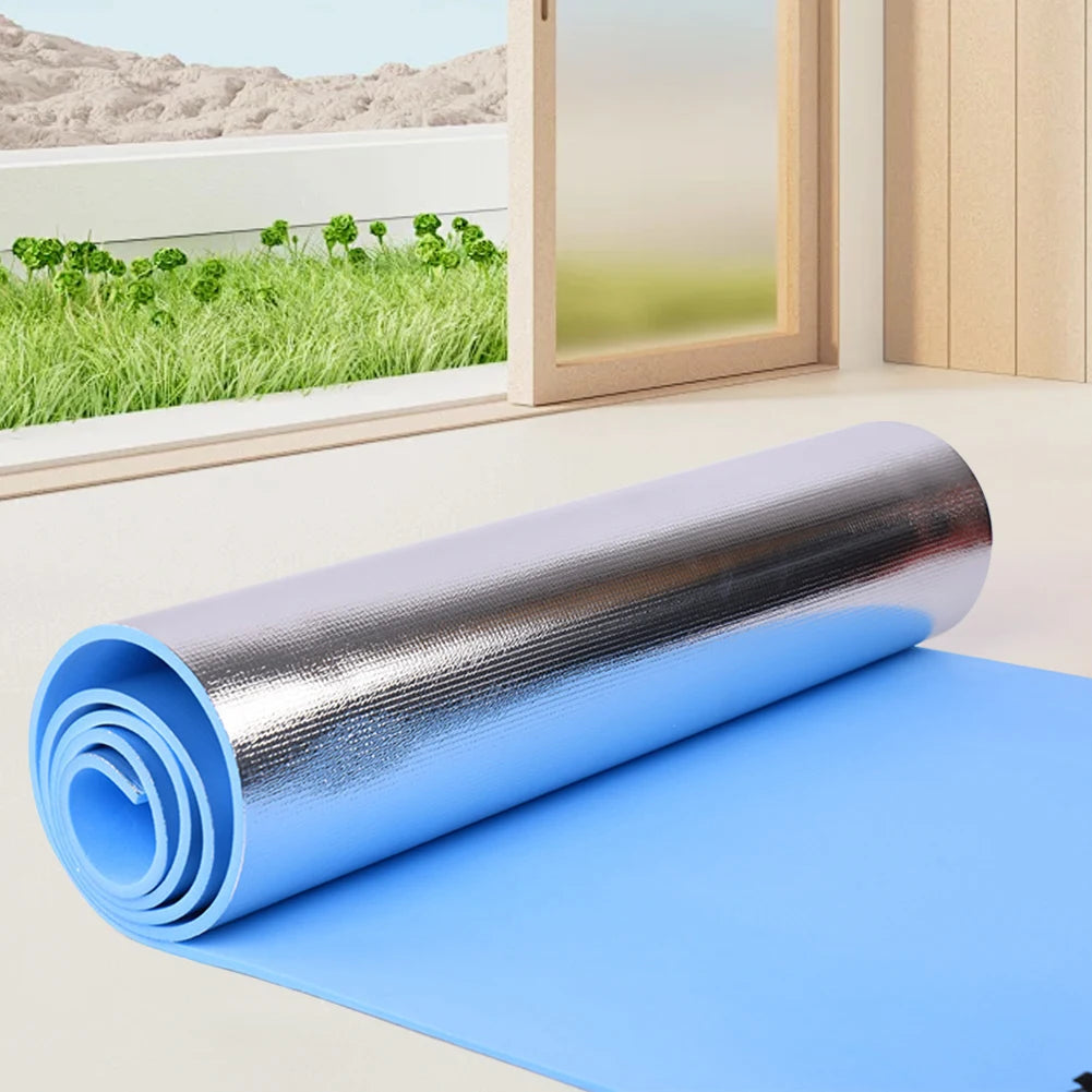 Portable Waterproof Yoga Mat Non Slip EVA Comfort Foam Pilates Mat 10mm Thickened Camping Picnic Mat for Fitness Exercise Sports