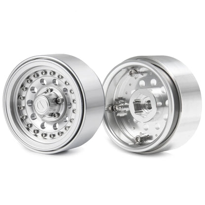 AXSPEED Aluminum Alloy 1.9 inch Beadlock Wheel Rims Hubs 27mm for TRX-4 D90 Axial SCX10 CC01 1/10 RC Crawler Car Truck Parts