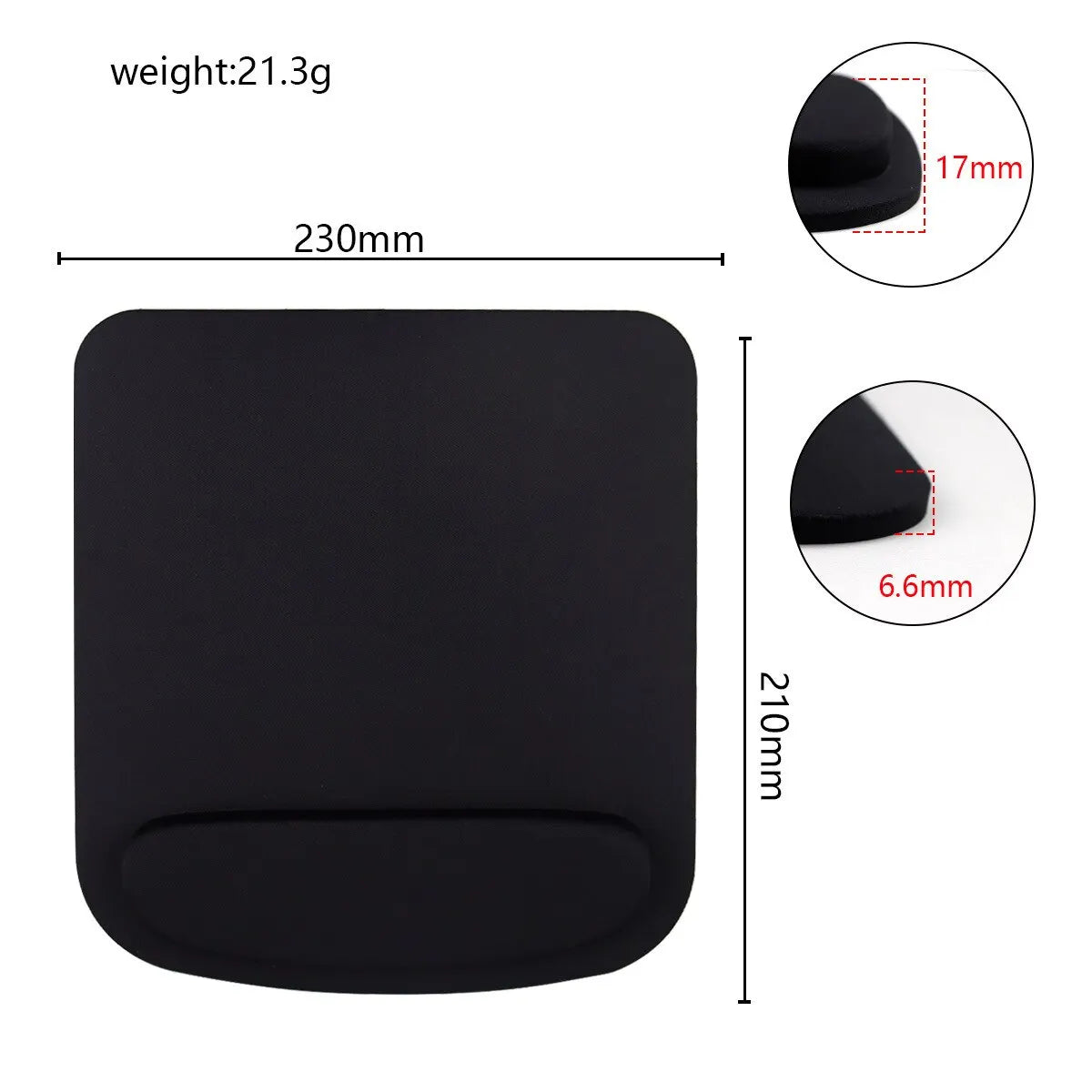 Computer Game Mouse Pad Environmental EVA Ergonomic Mousepad Wrist Pad Non-slip Comfortable Mouse Mats For Office PC Accessories
