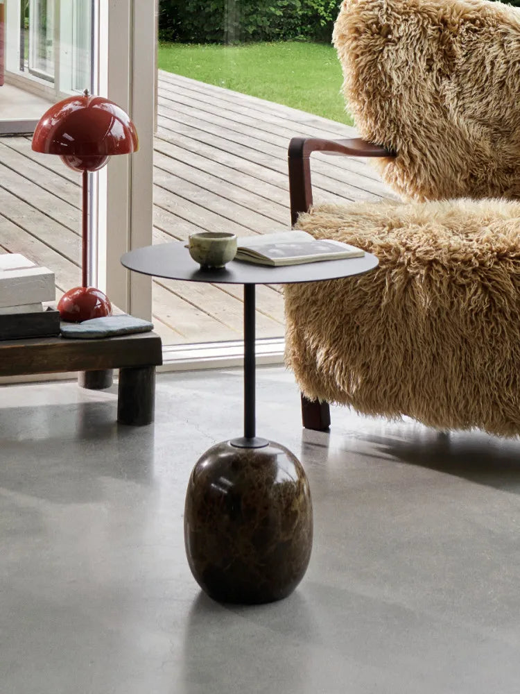 Luxury Coffee Table,Metal Marble Furniture,Home Living Room,TV Cabinet,Sofa,Side Circular Side Corner Tables