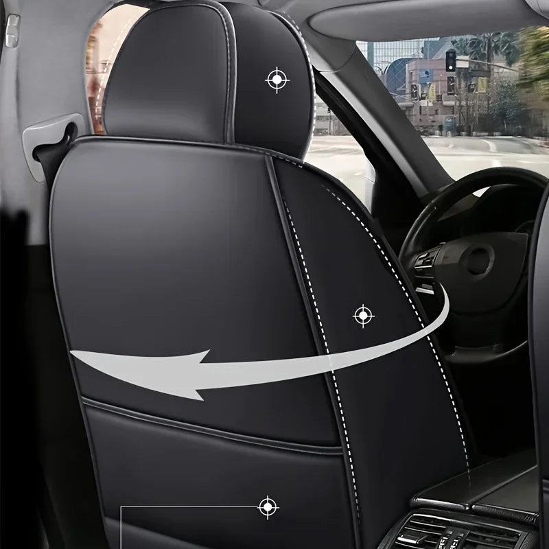 New upgraded car seat cushion, new fully enclosed car seat cover, all season universal small car seat cover, leather seat cover