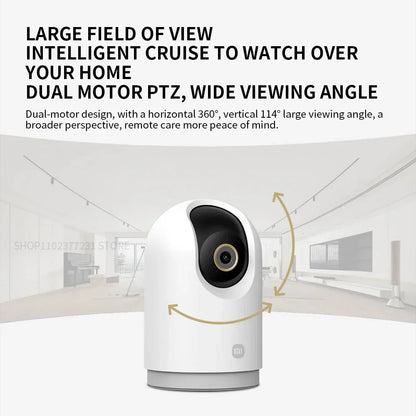 Xiaomi 3 Pro PTZ Camera 5MP 3K Full Color HDR Baby Cry Detect Auto Cruise 2.4G 5G WiFi Two Way Call Mi Home Smart Monitor