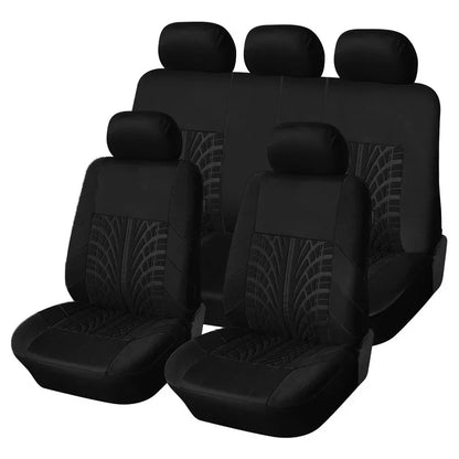 AUTOYOUTH Unique Flat Cloth Car Seat Cover ( Detachable Headrests and Solid Bench) Interior Accessories Universal Car Seat Cover