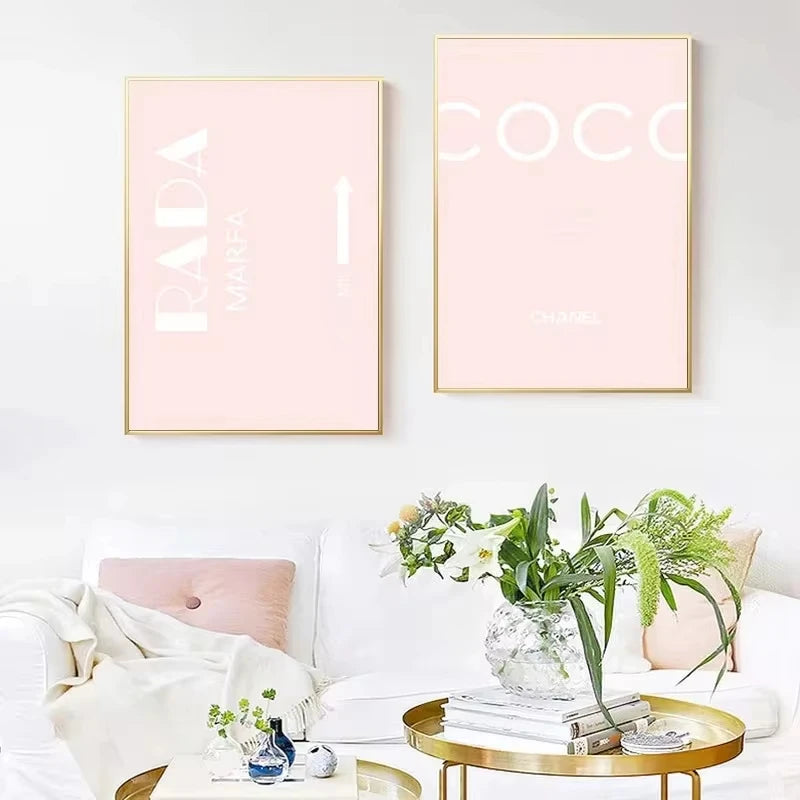Scandinavian Decor I Don't Do Fashion Nordic Art Decor Posters and Prints Wall Pictures for Living Room Wall Art Canvas Prints