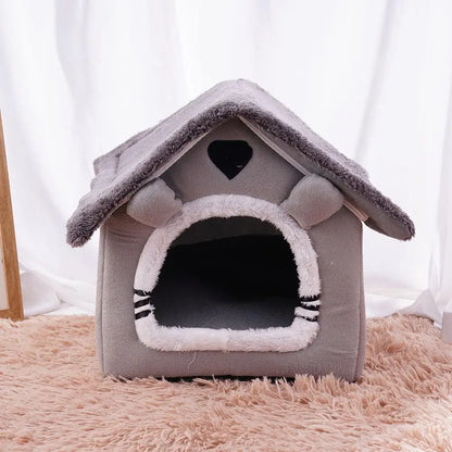 Ultra Soft Plush Pet Bed House Removable Washable Warm Kennel Mat Nest for Chihuahuas French Bulldog Cats Puppy Sleeping Bag