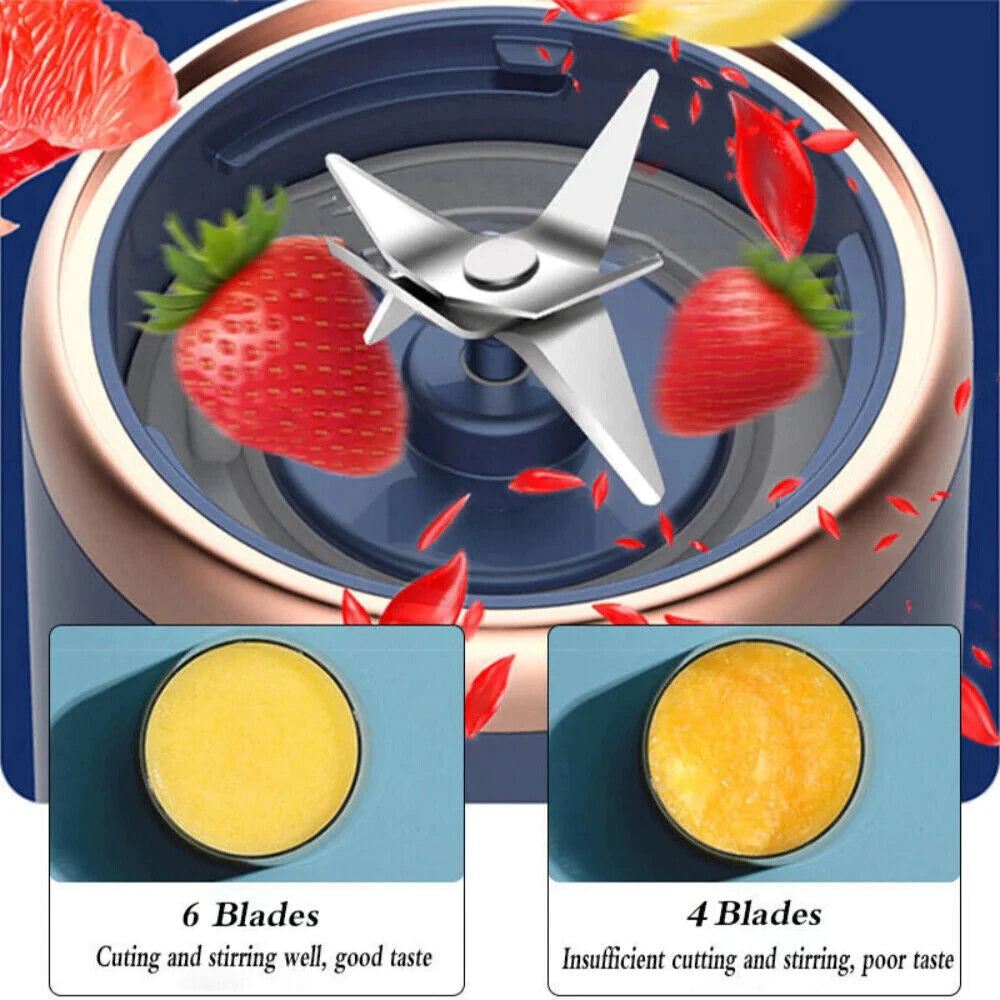400ml Electric Juice Maker Portable Blender Smoothie Mini Juicer Fruit Machine