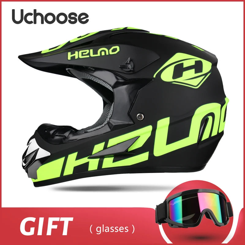Full face motorcycle helmet for mountain bike  off-road  classic, MTB, racing, motocross, downhill, downhill