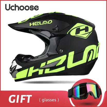 Full face motorcycle helmet for mountain bike  off-road  classic, MTB, racing, motocross, downhill, downhill