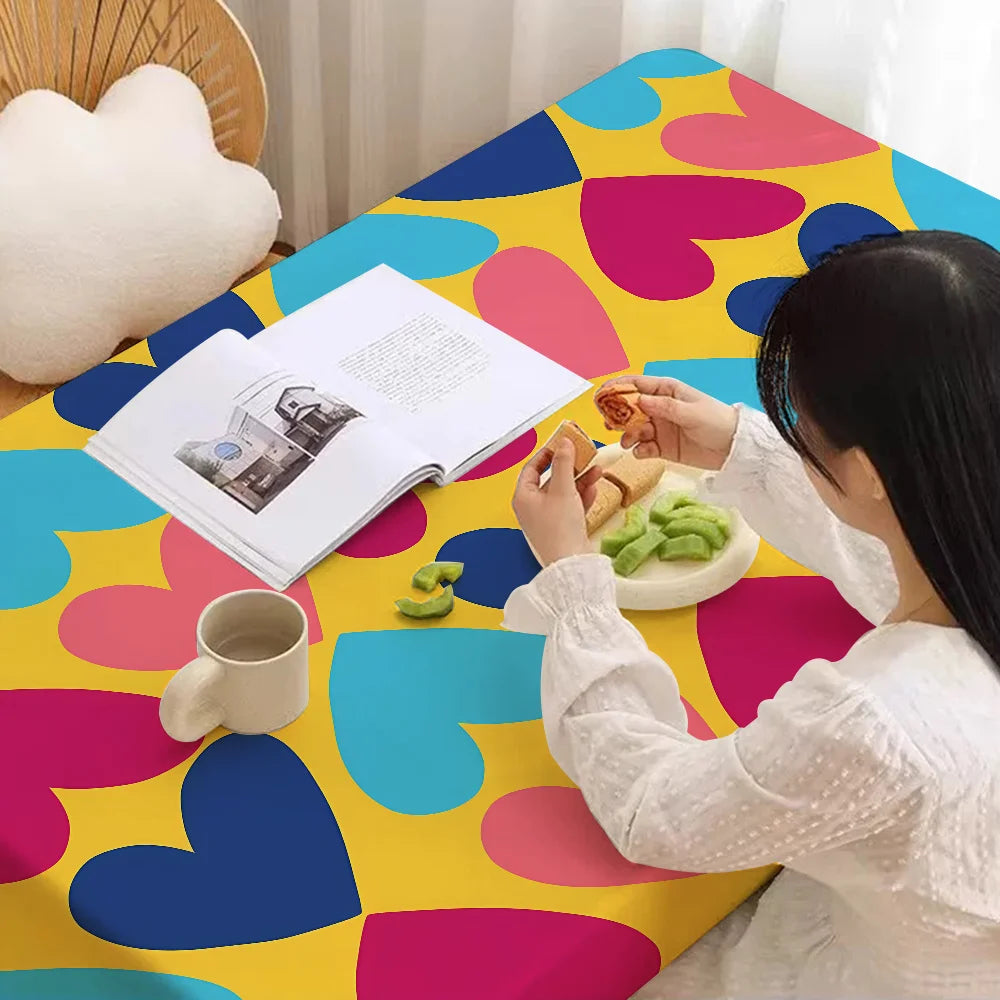 Agatha Ruiz De La Prada Home Tablecloths Dining Decoration And Rectangular Table Accessories Waterproof Cloth Anti-stain