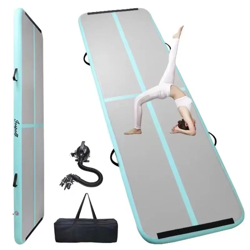 Inflatable PVC Yoga Mat-Portable Waterproof Custom Option for Gymnastics Dance Taekwondo Martial Arts Somersault Air Mattress