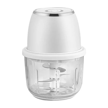 TINSOL 350ML Food Chopper Electric Meat Grinder Garlic Masher USB Multifunction Slicer Blender Kitchen Food Processor